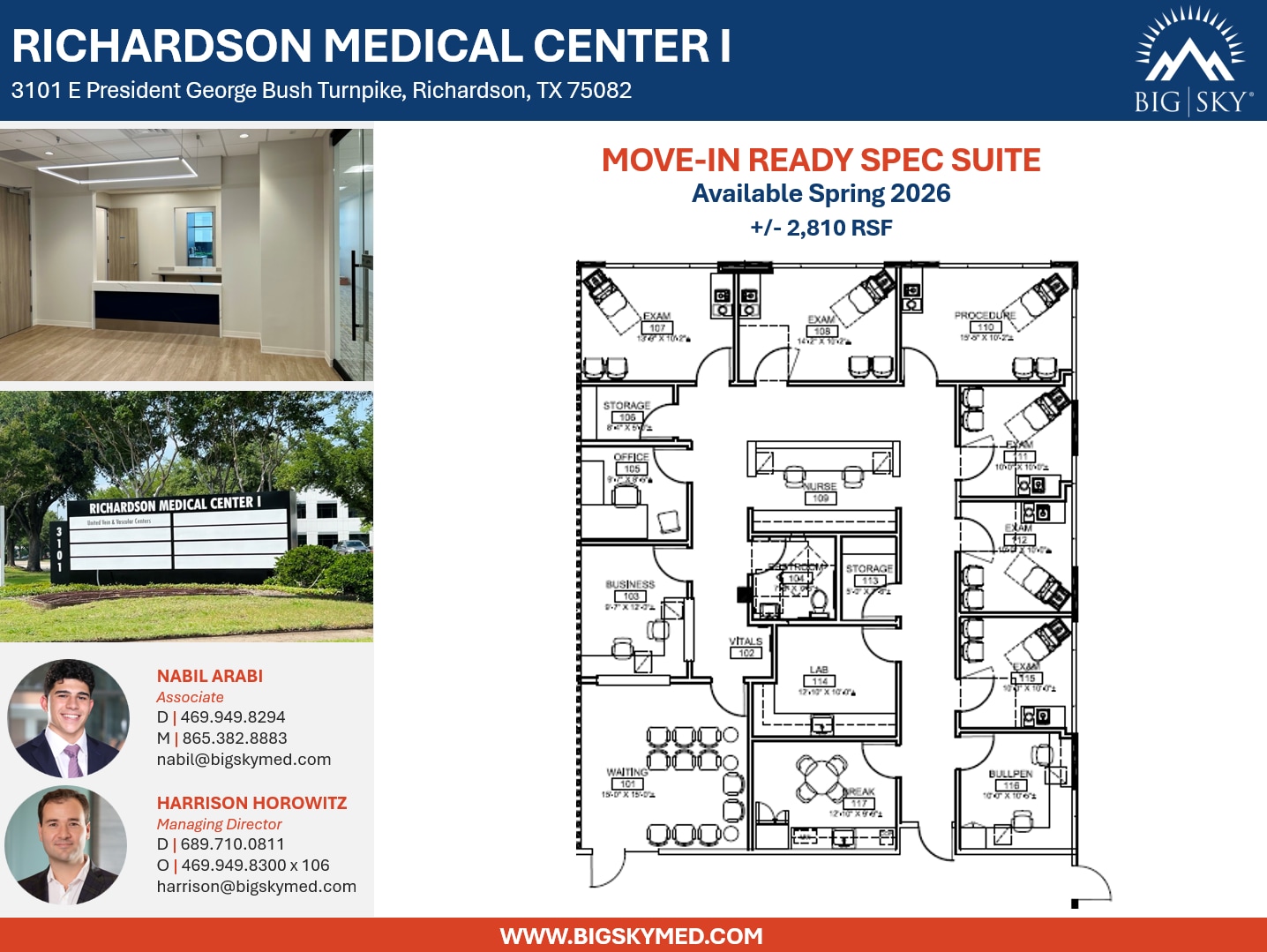 3101 E President George Bush Hwy, Richardson, TX à louer Plan d’étage– Image 1 sur 2