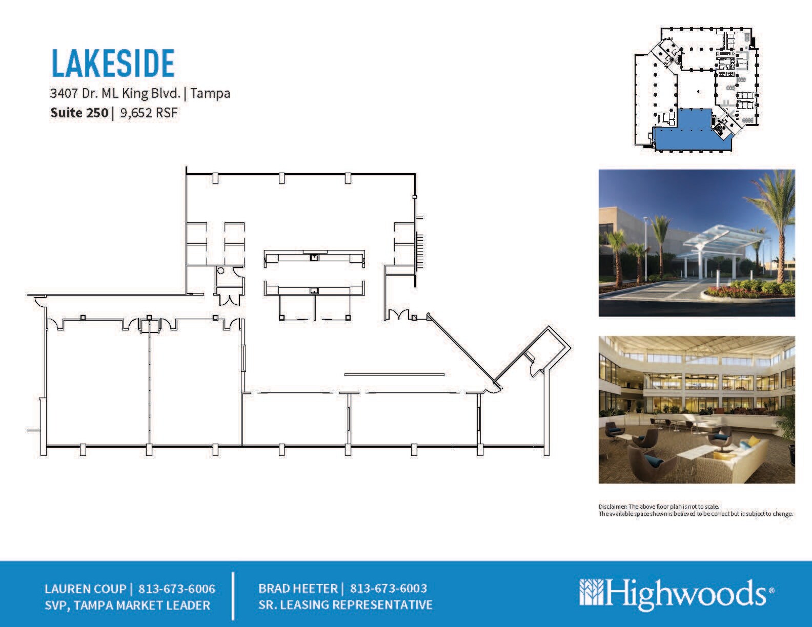 3407 W Dr Martin Luther King Jr Blvd, Tampa, FL à louer Plan d’étage– Image 1 sur 1