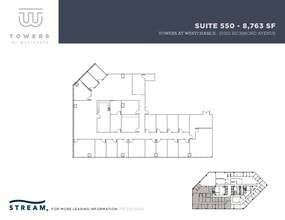 10350 Richmond Ave, Houston, TX à louer Plan d’étage– Image 1 sur 2