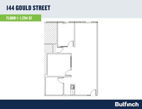 144 Gould St, Needham, MA à louer Plan d’étage– Image 1 sur 1