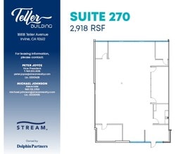 18818 Teller Ave, Irvine, CA à louer Plan d’étage– Image 1 sur 1