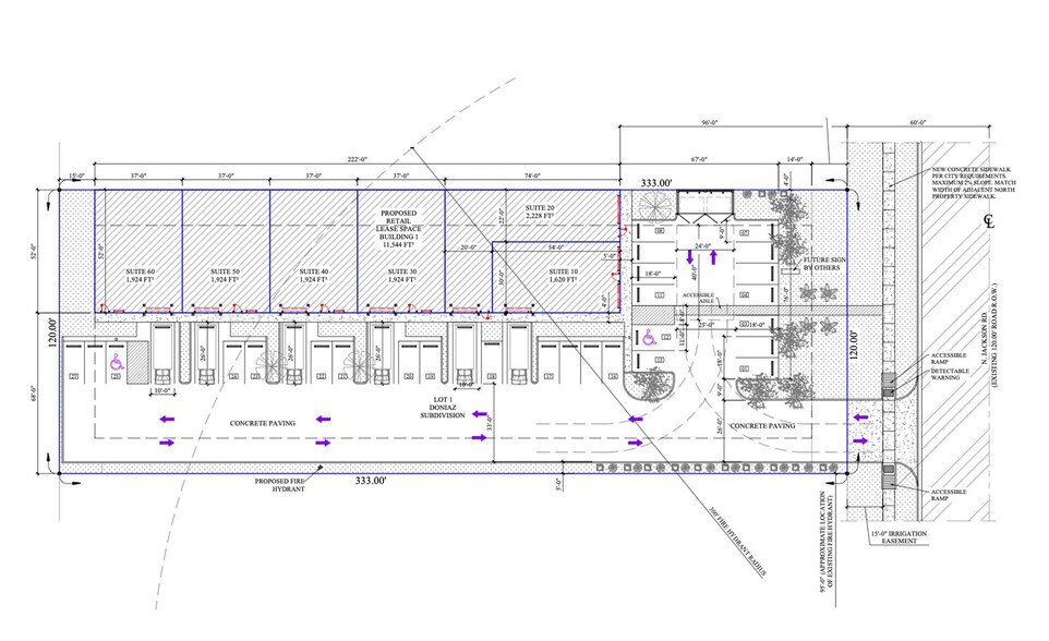 1520 N. Jackson Rd, Pharr, TX à louer - Plan de site – Image 2 sur 2