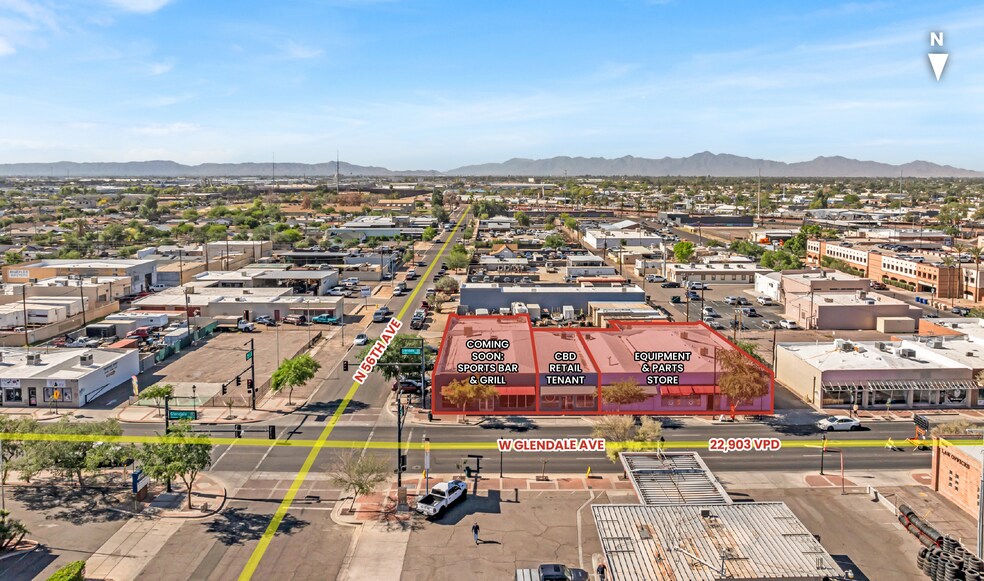 5601-5609 W Glendale Ave, Glendale, AZ à vendre - Photo de l’immeuble – Image 3 sur 3