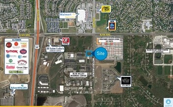 16050-16068 Metcalf Ave, Overland Park, KS - VUE AÉRIENNE  vue de carte