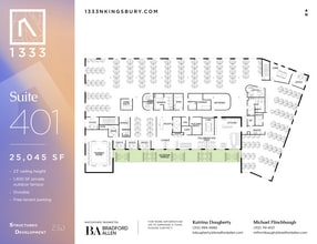 1333 N Kingsbury St, Chicago, IL à louer Plan d’étage– Image 1 sur 6