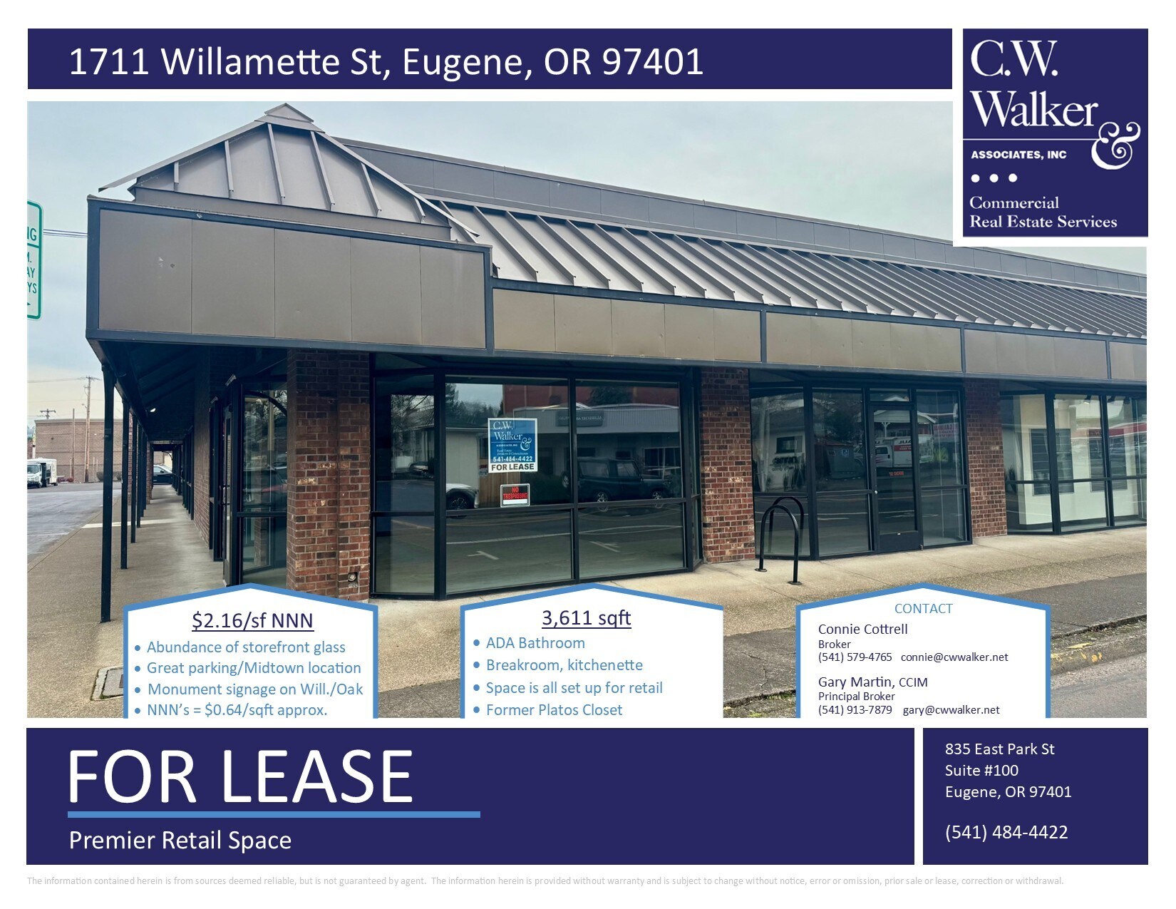 36 E 17th Ave, Eugene, OR à louer Photo principale– Image 1 sur 5