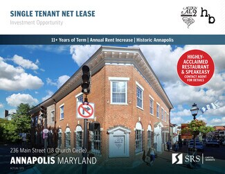 Plus de détails pour 18 Church Cir, Annapolis, MD - Local commercial à vendre