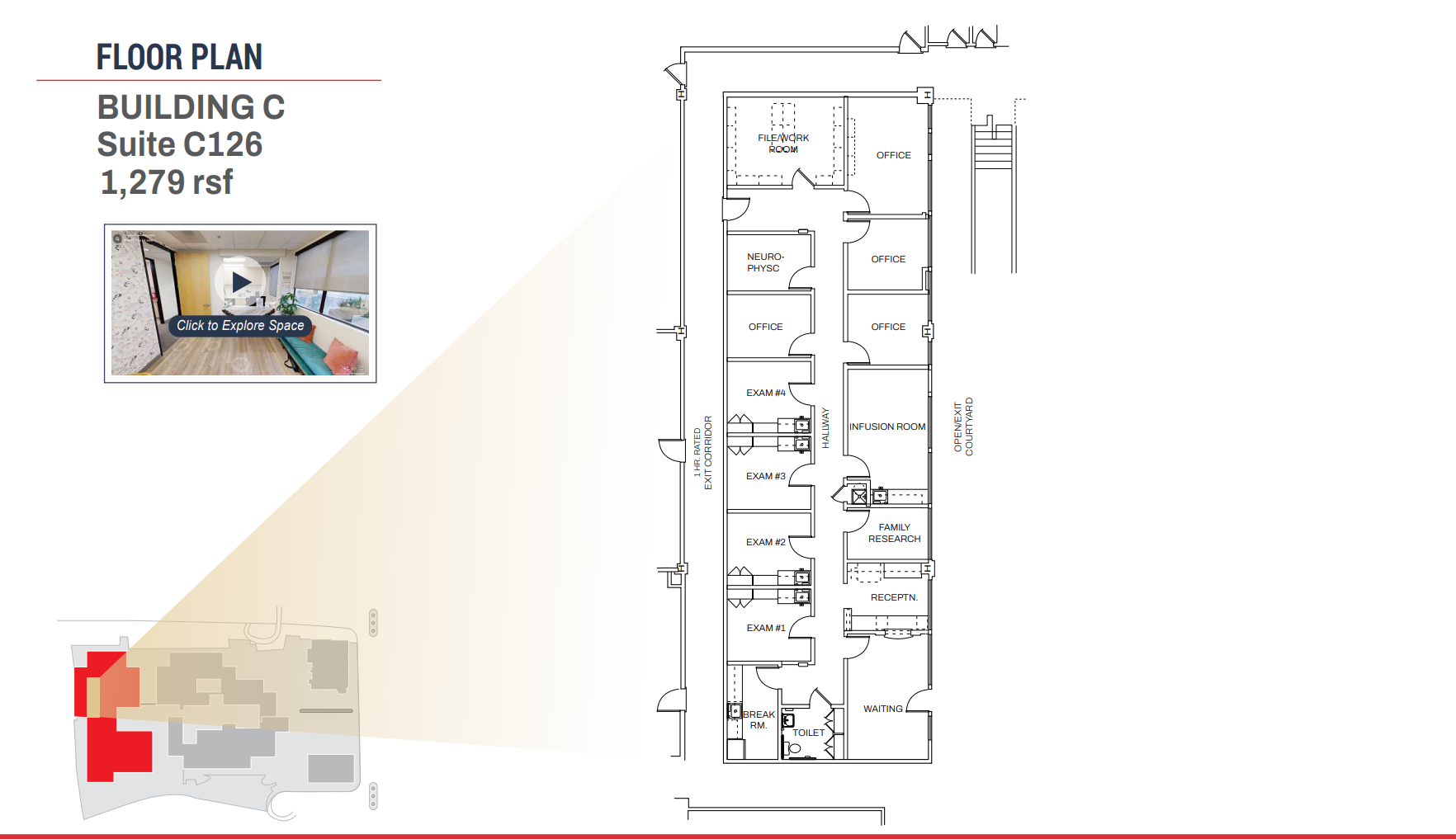 8950 Villa La Jolla Dr, La Jolla, CA à louer Plan d’étage– Image 1 sur 1