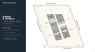7 World Trade Center, New York, NY à louer Plan d’étage– Image 1 sur 3