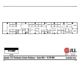 211 Perimeter Center Pky NE, Atlanta, GA à louer Plan d’étage– Image 1 sur 1