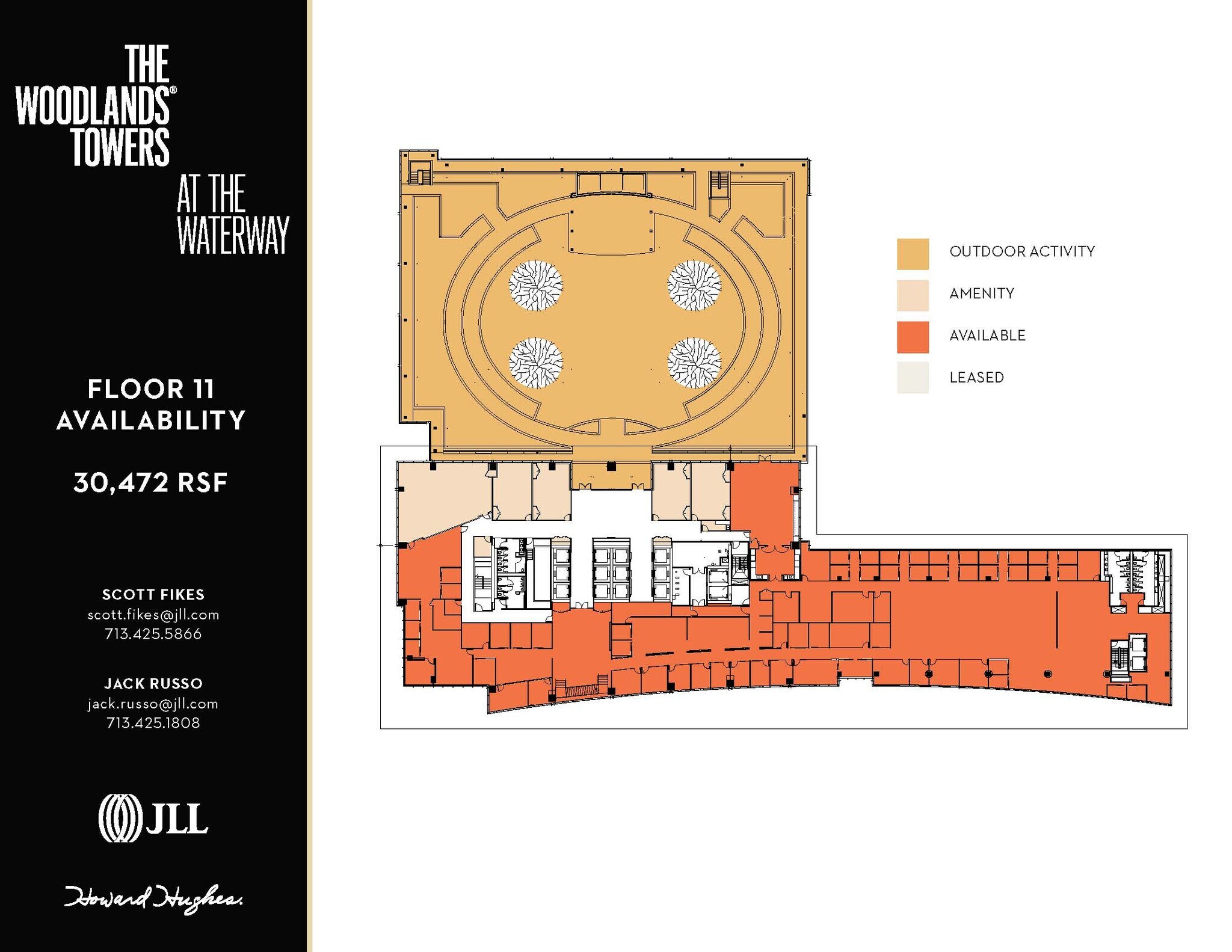 9950 Woodloch Forest Dr, The Woodlands, TX à louer Plan d’étage– Image 1 sur 2