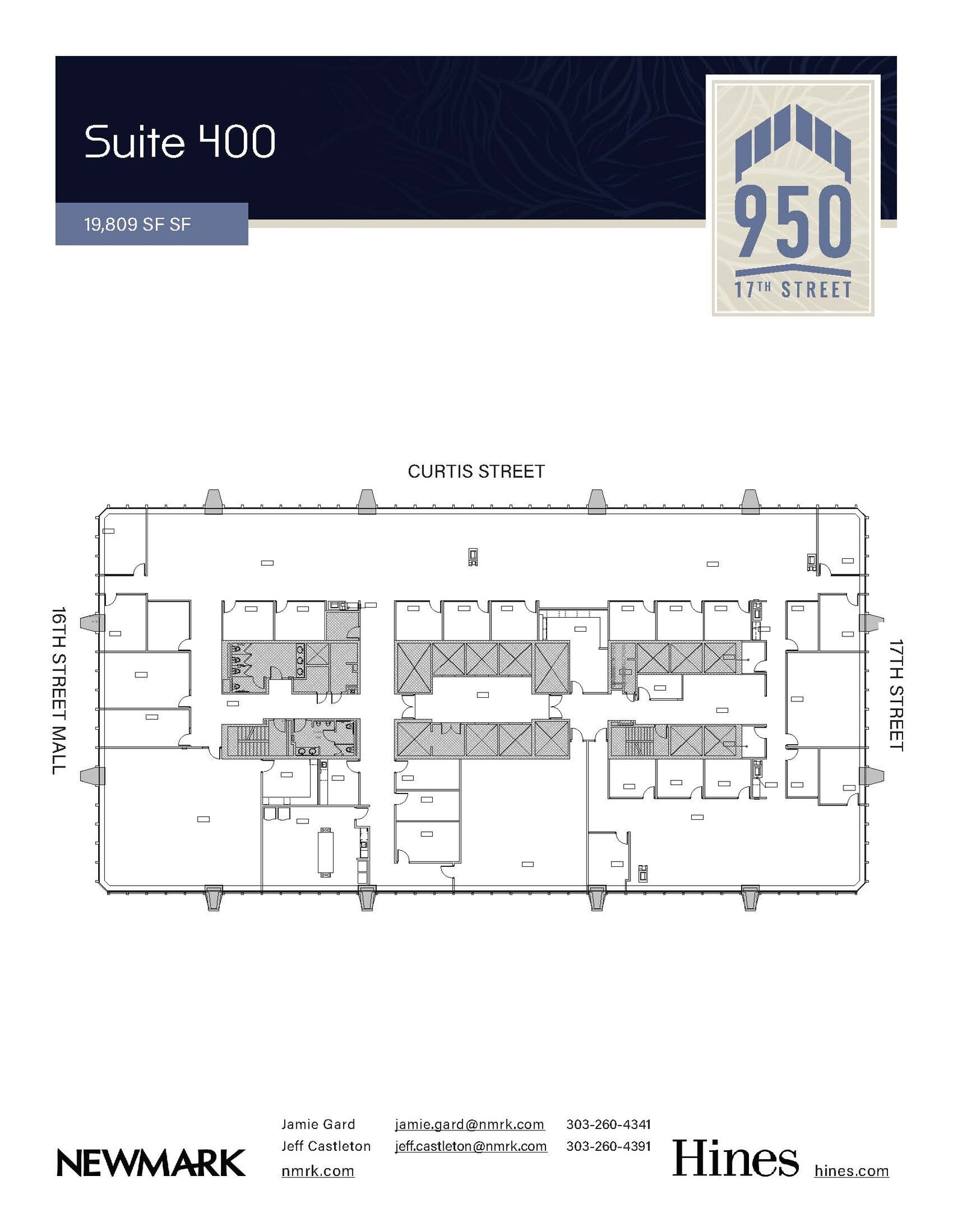 950 17th St, Denver, CO à louer Plan d’étage– Image 1 sur 1
