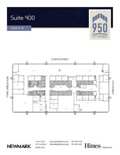 950 17th St, Denver, CO à louer Plan d’étage– Image 1 sur 1