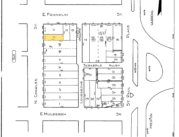 419 N Charles St, Baltimore, MD à louer - Plan cadastral – Image 3 sur 26