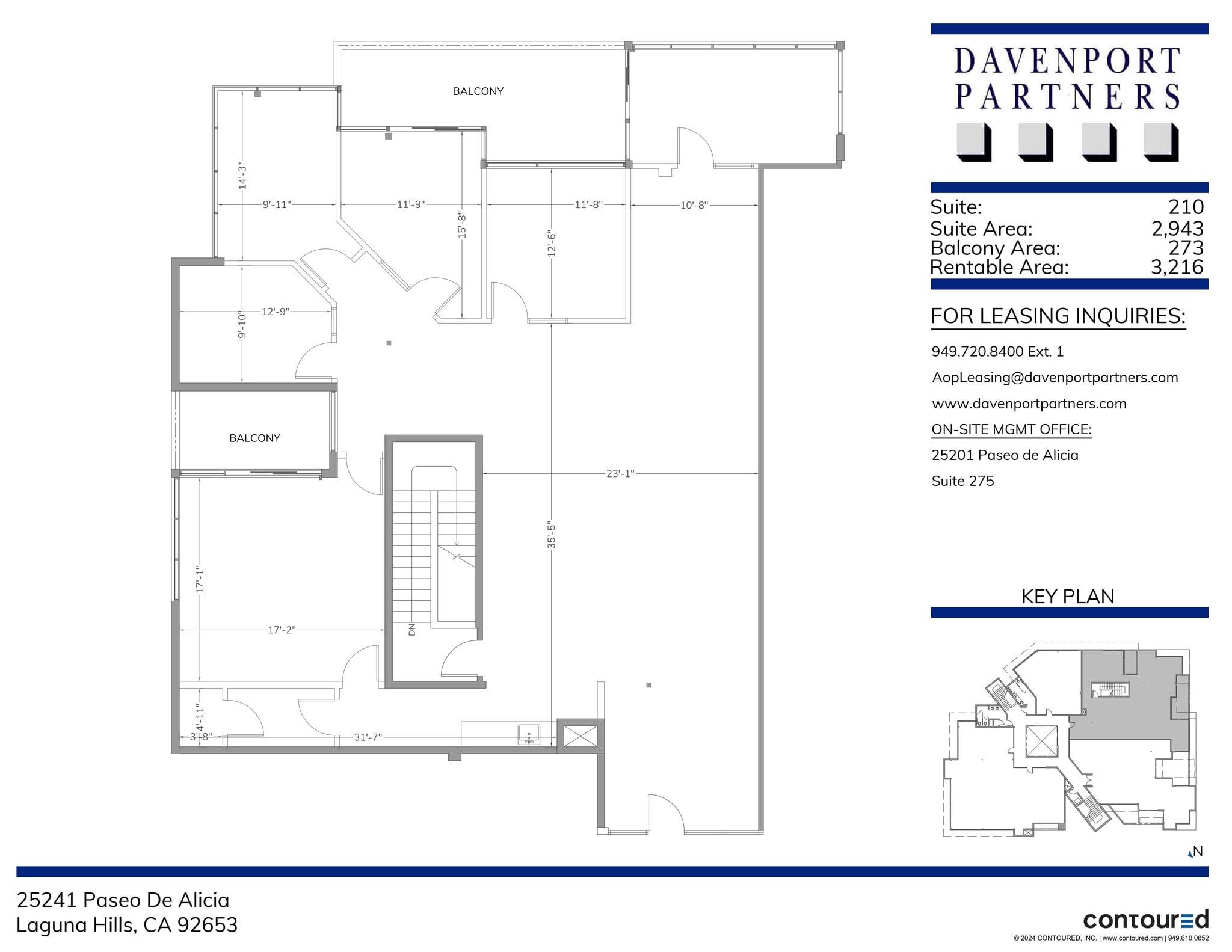 25231 Paseo de Alicia, Laguna Hills, CA à louer Plan de site– Image 1 sur 1