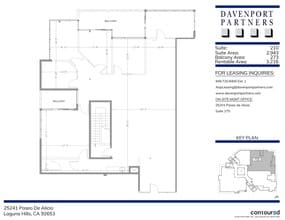 25231 Paseo de Alicia, Laguna Hills, CA à louer Plan de site– Image 1 sur 1