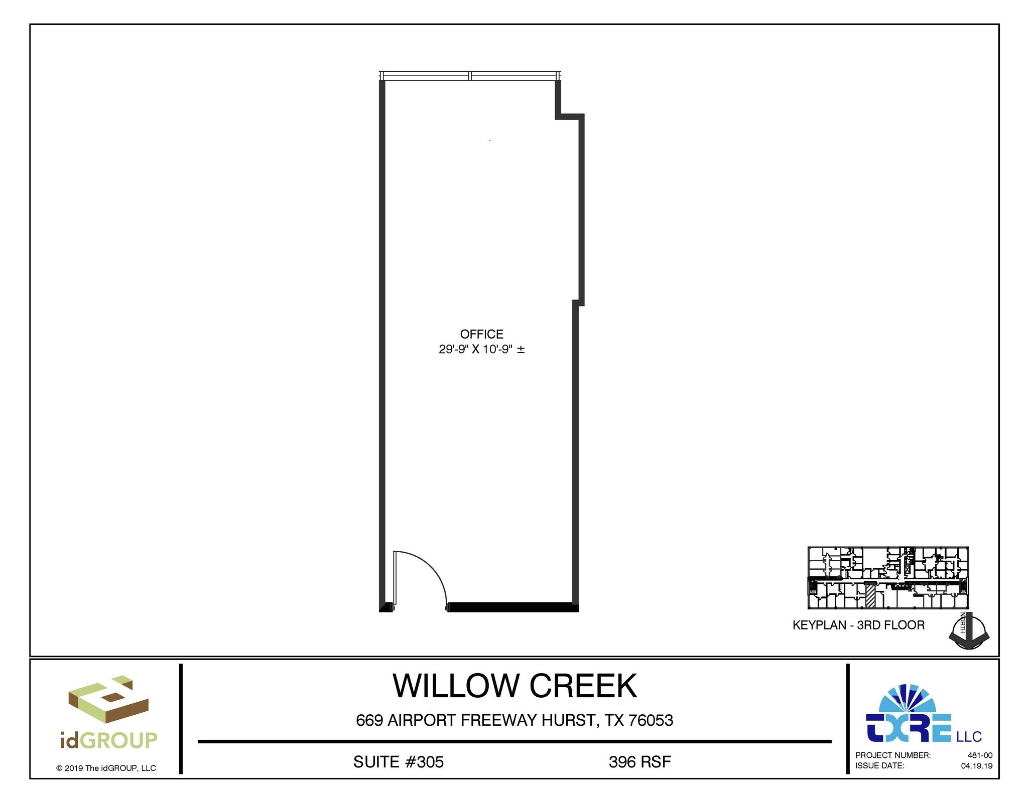 669 Airport Fwy, Hurst, TX à louer Plan d’étage– Image 1 sur 1