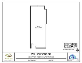 669 Airport Fwy, Hurst, TX à louer Plan d’étage– Image 1 sur 1