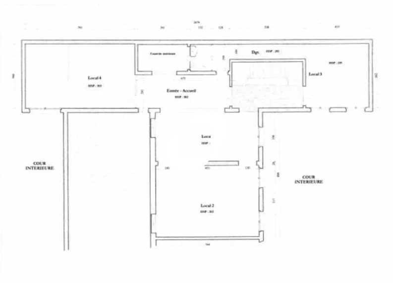 Bureau dans Paris à louer Plan d’étage– Image 1 sur 1