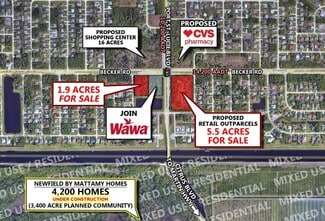 Plus de détails pour Becker Road & Port St. Lucie Blvd SW, Port Saint Lucie, FL - Terrain à vendre
