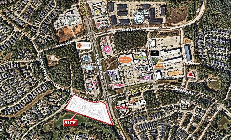 SWC of Fish Creek Thoroughfare and Woodforest Pkwy, Montgomery, TX à louer - Photo principale – Image 1 sur 3