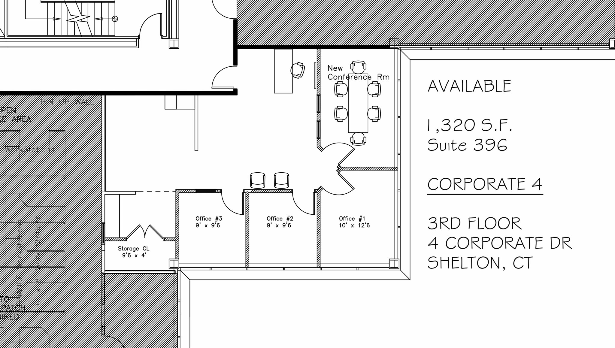 4 Corporate Dr, Shelton, CT à louer Plan d’étage– Image 1 sur 1