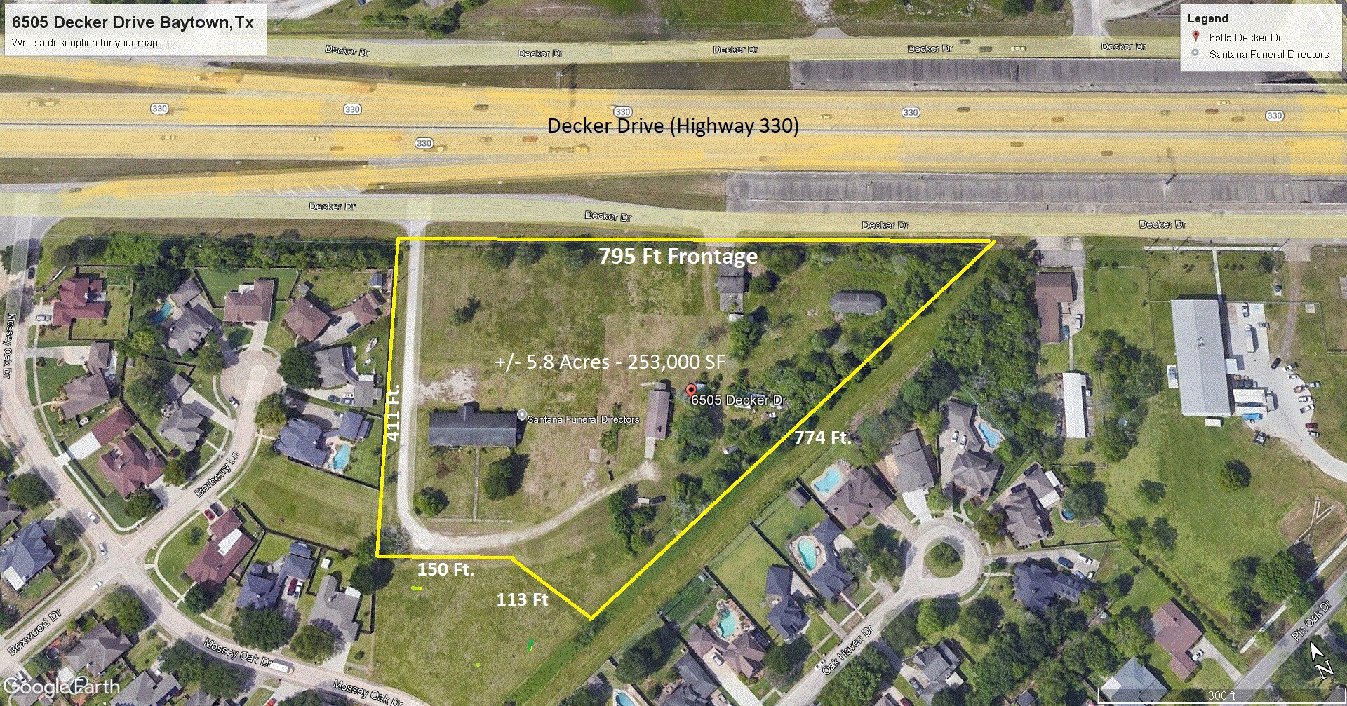 6505 Decker Dr, Baytown, TX à vendre Aérien– Image 1 sur 3