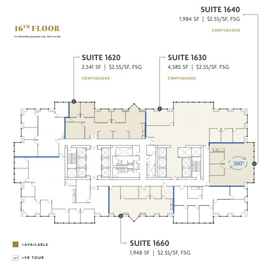 750 B St, San Diego, CA à louer Plan d’étage– Image 1 sur 1