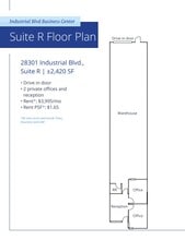 28301 Industrial Blvd, Hayward, CA à louer Plan d’étage– Image 1 sur 1