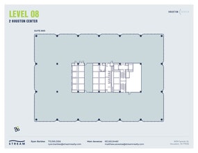909 Fannin St, Houston, TX à louer Plan d’étage– Image 1 sur 1