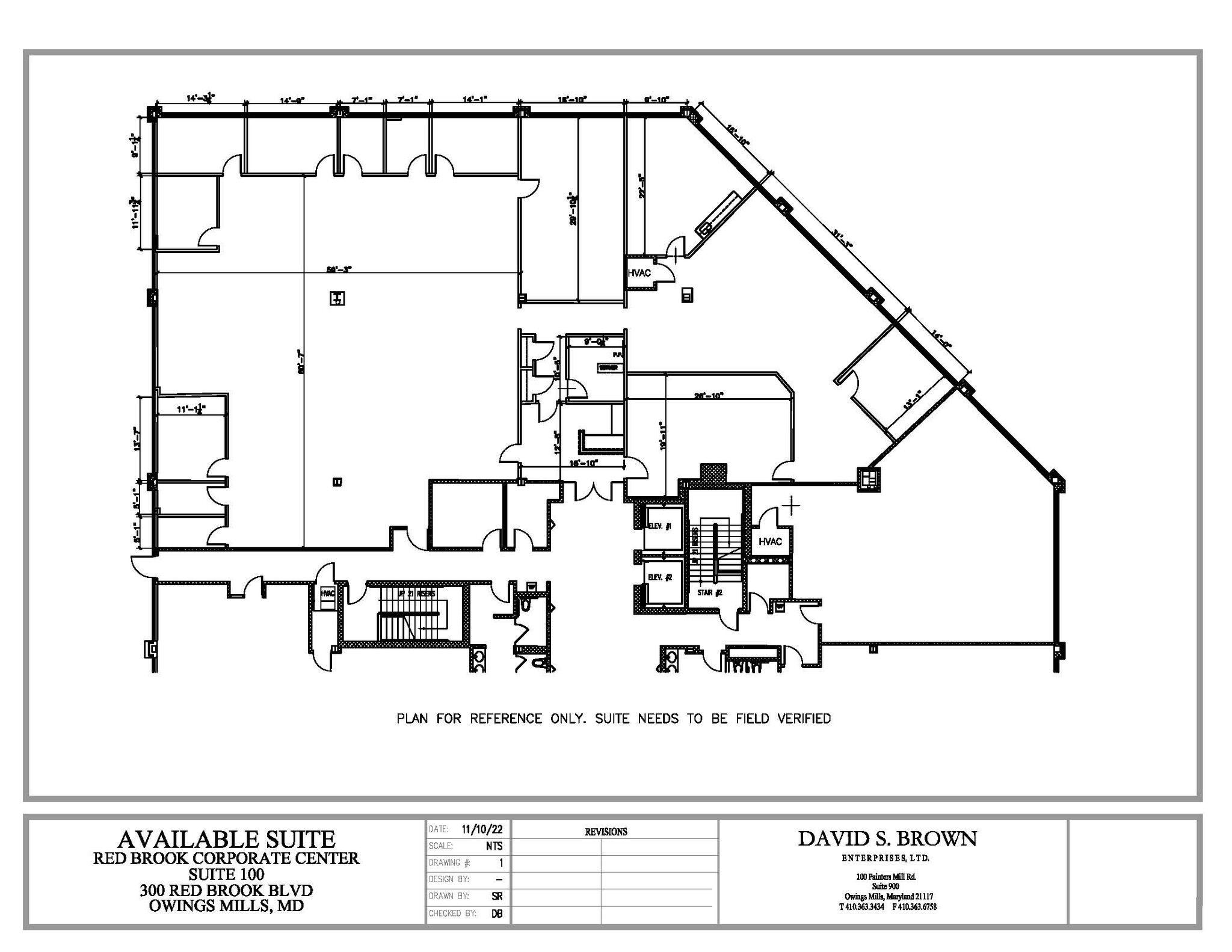 600 Red Brook Blvd, Owings Mills, MD à louer Plan d’étage– Image 1 sur 1