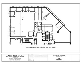 600 Red Brook Blvd, Owings Mills, MD à louer Plan d’étage– Image 1 sur 1