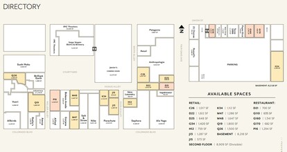 61-75 W Colorado Blvd, Pasadena, CA à louer Plan de site– Image 1 sur 1