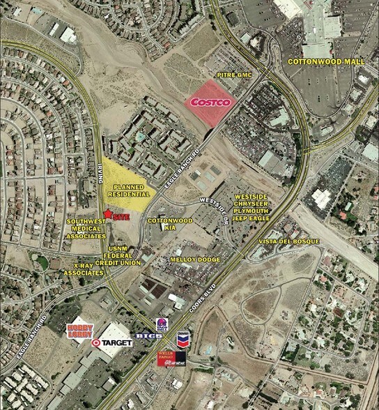 4421-1 Irving Blvd NW, Albuquerque, NM à vendre - Aérien – Image 3 sur 7