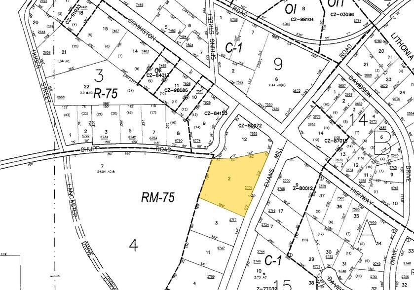 2701 Evans Mill Rd, Lithonia, GA à louer - Plan cadastral – Image 2 sur 7