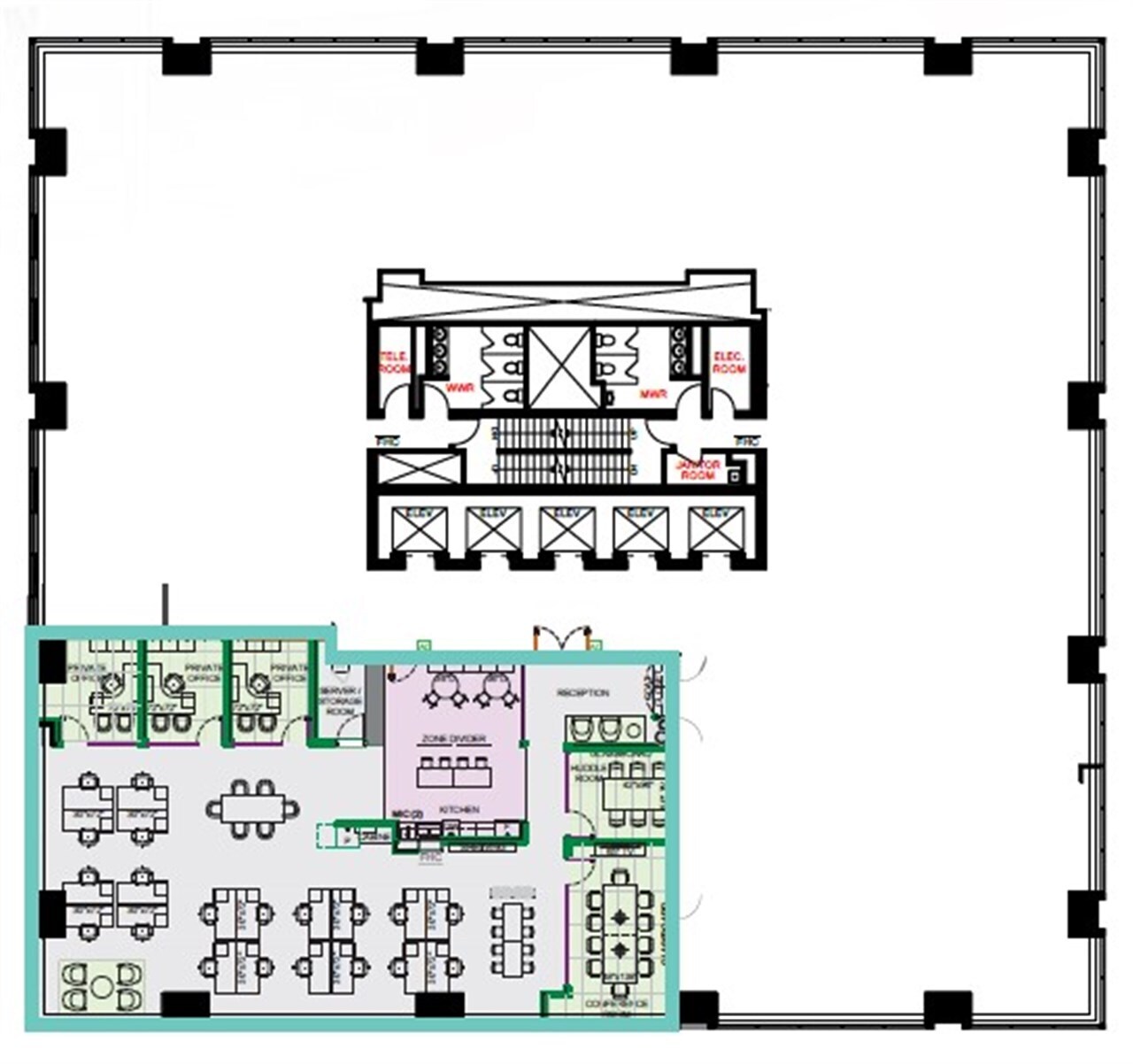 2 Bloor St W, Toronto, ON à louer Plan d’étage– Image 1 sur 1