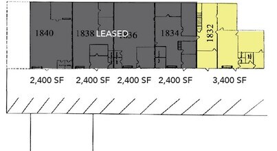 1832-1840 E 3rd St, Tempe, AZ à louer Plan de site– Image 1 sur 3