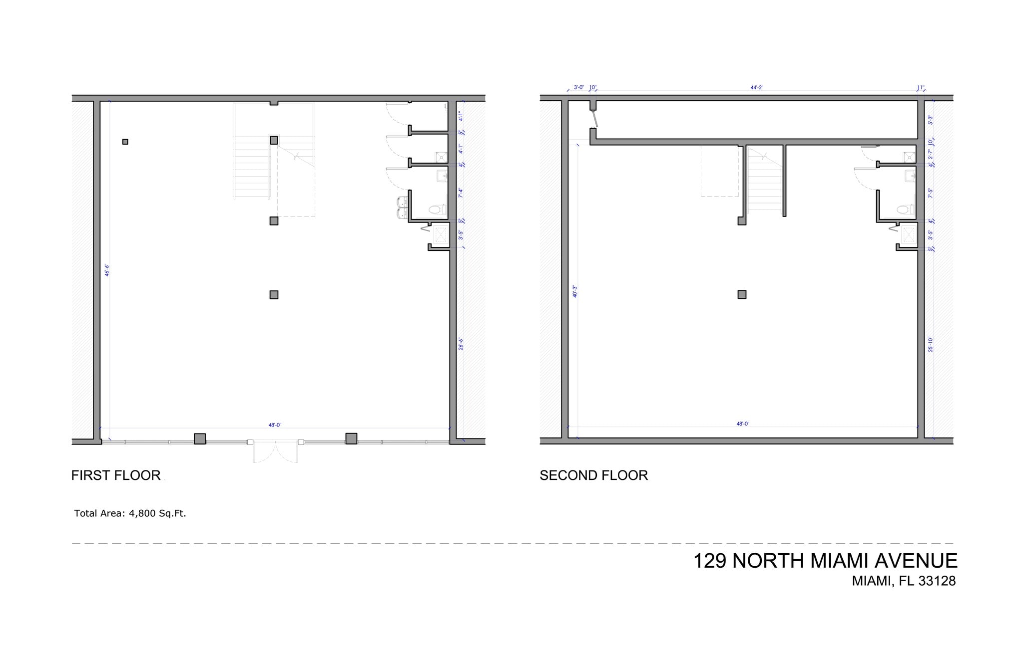 129 N Miami Ave, Miami, FL à louer Plan de site– Image 1 sur 2