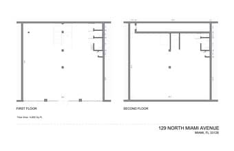 129 N Miami Ave, Miami, FL à louer Plan de site– Image 1 sur 2