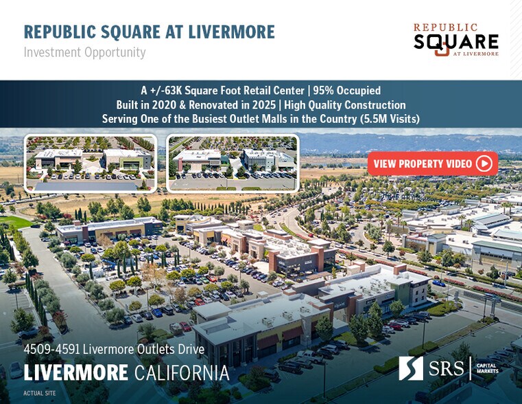 4501-4519 Livermore Outlets Dr, Livermore, CA à vendre - Photo principale – Image 1 sur 26
