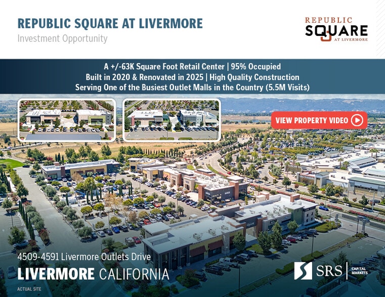 Republic Square at Livermore portefeuille de 8 biens à vendre sur LoopNet.fr - Photo de l’immeuble – Image 1 sur 13