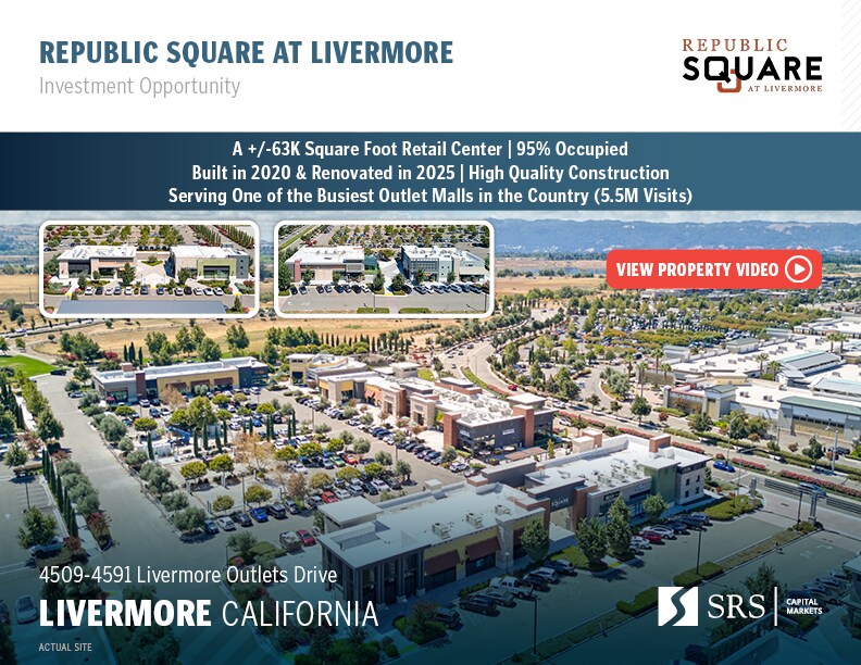 4501-4519 Livermore Outlets Dr, Livermore, CA à vendre Photo principale– Image 1 sur 27