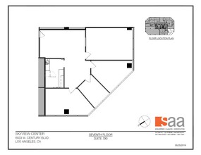 6033 W Century Blvd, Los Angeles, CA à louer Plan d’étage– Image 1 sur 1