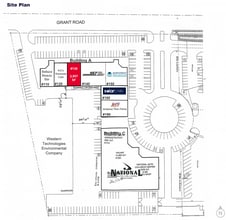 1951 W Grant Rd, Tucson, AZ à louer Plan de site– Image 2 sur 5