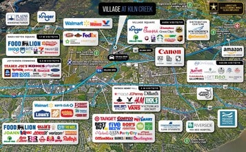 209 Village Ave, Yorktown, VA - VUE AÉRIENNE  vue de carte