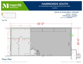 611 Hammonds Ferry Rd, Linthicum, MD à louer Plan d’étage– Image 1 sur 1