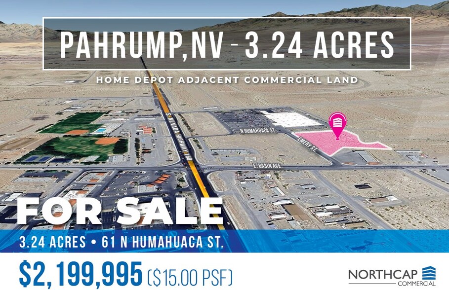 61 Humahuaca st, Pahrump, NV à vendre - Photo de l’immeuble – Image 1 sur 1