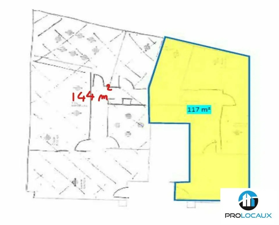 Bureau dans Montbonnot-Saint-Martin à louer Plan d’étage– Image 1 sur 2