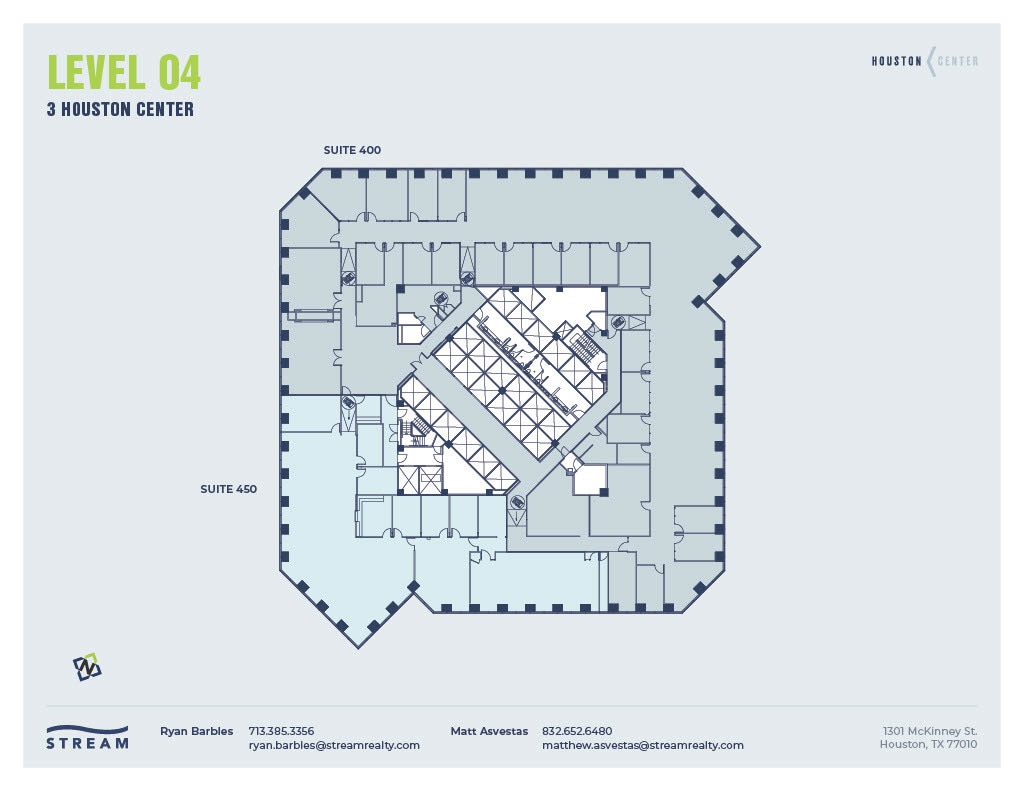 1301 McKinney St, Houston, TX à louer Plan d’étage– Image 1 sur 1
