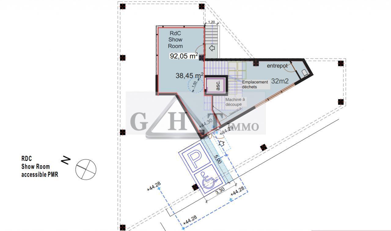 Local commercial dans La Colle-sur-Loup à louer Plan d’étage– Image 1 sur 6
